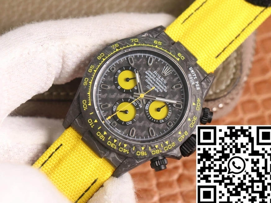 Daytona Version Rolex WWF Factory Diw Carbon Fiber Retrofit Pattern 0317